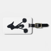 **チアリーダー**I.D.荷物またはゴルフラベル ラゲッジタグ (正面横)