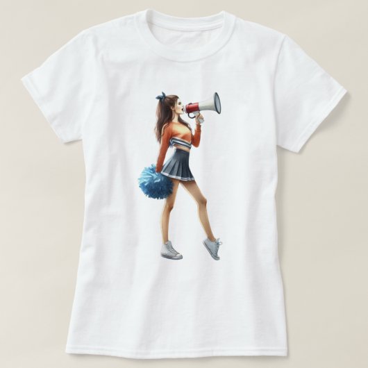 チアリーダー Tシャツ (デザイン正面)