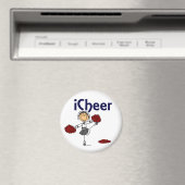 チアリーダーI応援スティック図 マグネット (インサイチュ (食洗機))