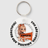 チアリーダーKeychain キーホルダー (裏面)