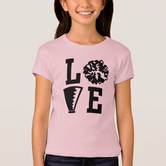 チアリーダーTシャツが大好き Tシャツ (正面)