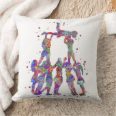 チアリーティングおもしろいギフト |パーフェクトギフトアイディア クッション (ブランケット)