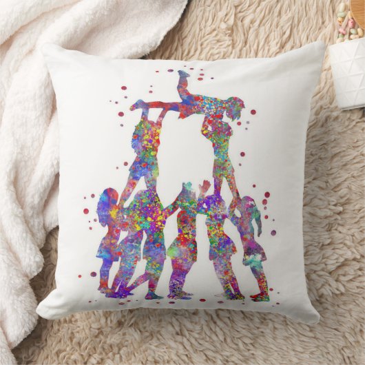 チアリーティングおもしろいギフト |パーフェクトギフトアイディア クッション (ブランケット)