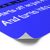 チアリーティングが命に変わる! ポスター (角)