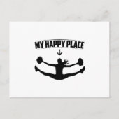 チアリーティングことわざ |スポーツのチアリーダーの贈り物 ポストカード (正面)