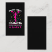 チアリーティングのおばあちゃん家族が応援団 名刺 (正面/裏面)