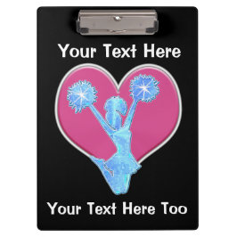 チアリーティングのコーチのギフト、パーソナライズなクリップボード クリップボード