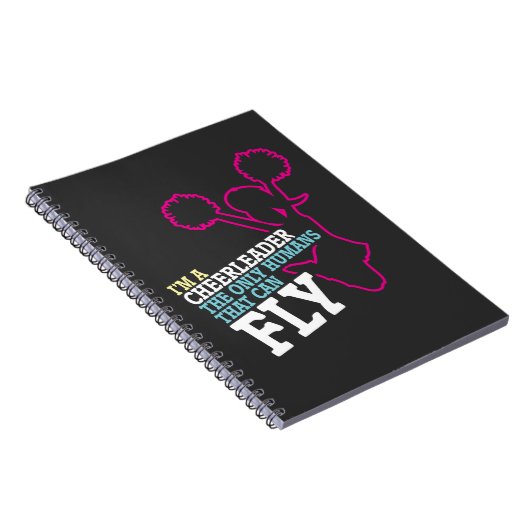 チアリーティングのスポーツのチアリーダーのギフト ノートブック (右側)