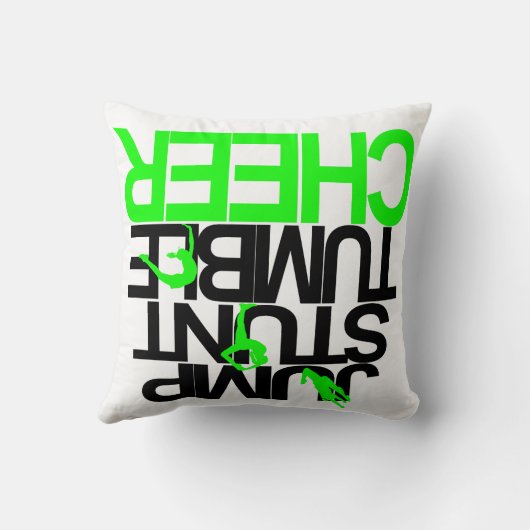 チアリーティングの枕ジャンプ、発育阻害、転倒、応援 クッション (裏面)