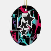 チアリーティングの発育阻害 セラミックオーナメント (右)