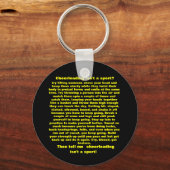 チアリーティングはスポーツ キーホルダー (正面)