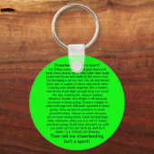 チアリーティングはスポーツ キーホルダー (正面)