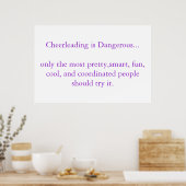 チアリーティングは危険 ポスター (キッチン)