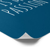 チアリーティングは私の情熱のチアリーおもしろいダー ポスター (角)