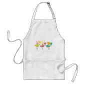 チアリーティングアニマルトリオピグバニーアンドキャット スタンダードエプロン (正面)