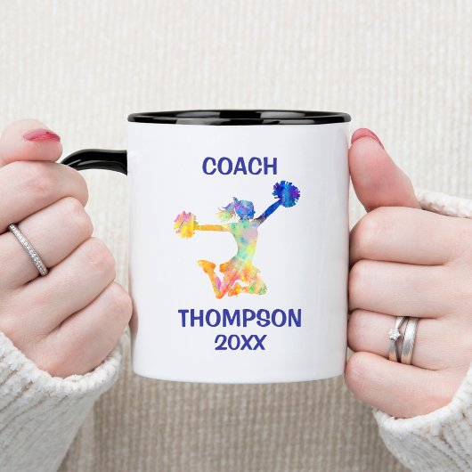 チアリーティングカラフルコーチ ツートーンマグカップ