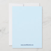 チアリーティングガールズバースデーパーティー招待状 招待状 (裏面)