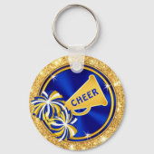 チアリーティングギフトアイディア格安、両面、応援 キーホルダー (裏面)