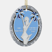 チアリーティングギフトアイディア格安，応援オーナメント セラミックオーナメント (右)