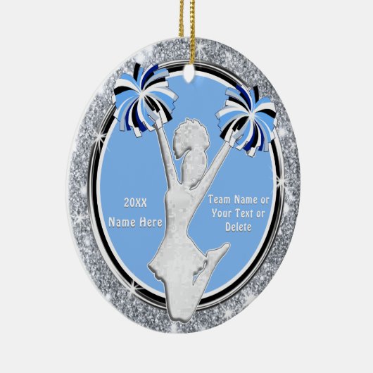 チアリーティングギフトアイディア格安，応援オーナメント セラミックオーナメント (右)