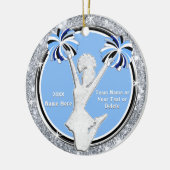 チアリーティングギフトアイディア格安，応援オーナメント セラミックオーナメント (左)