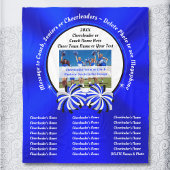 チアリーティングギフト高齢者のための応援コーチのギフト フリースブランケット