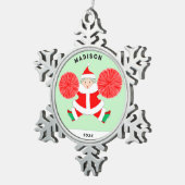 チアリーティングクリスマスコレクション2023 スノーフレークピューターオーナメント (右)