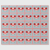 チアリーティングクリスマスラッピング紙 ラッピングペーパー (フラット)