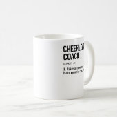 チアリーティングコーチおもしろいことわざ_850 コーヒーマグカップ (正面右)