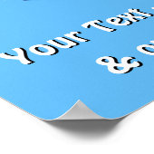 チアリーティングシニア夜のポスターアイディア、あなたのテキスト ポスター (角)