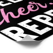 チアリーティングダンスチアリーダー女食べの子のスリープ ポスター (角)