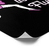 チアリーティングチームチアリーダーかわいらしリトルフライヤー ポスター (角)