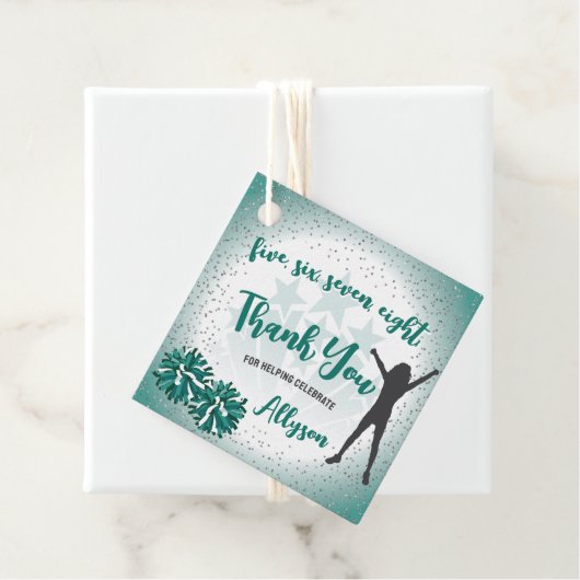 チアリーティングバースデーパーティーグリーンサンキューユユー フェイバータグ (インサイチュ)