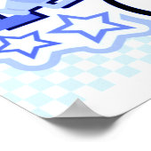 チアリーティングパーソナライズされたポスター"16 x 12" ポスター (角)