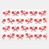 チアリーティングホリデーギフト ラッピングペーパーシート (正面3)