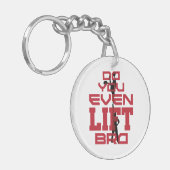 チアリーティングメンおもしろいズドゥーユーBro キーホルダー (正面左)