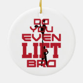 チアリーティングメンおもしろいズドゥーユーBro セラミックオーナメント (裏面)