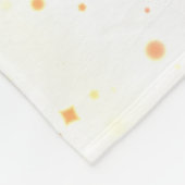 チアリーティングレインボーパーソナライズされた紙吹雪 フリースブランケット (角)