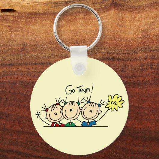 チアリーティング分隊Tシャツとギフト キーホルダー (正面)