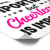 チアリーティング応援教育は重要だが ポスター (角)