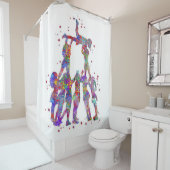 チアリーティング所有者ギフト |かわいい、ユニーク誕生日 シャワーカーテン (インサイチュ)