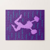 チアリーティング条件タイポグラフィ ジグソーパズル (横)