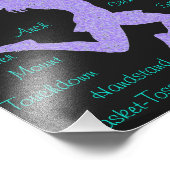 チアリーティング条件タイポグラフィ フォトプリント (角)