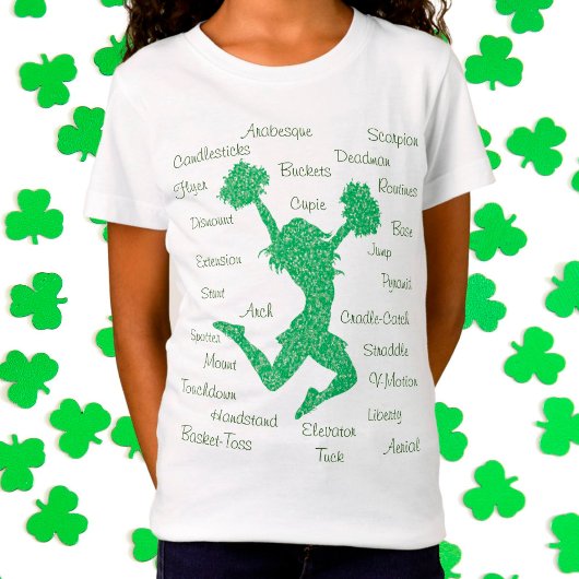 チアリーティング条件タイポグラフィTシャツ Tシャツ