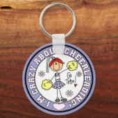 チアリーティング熱狂するTシャツとギフトについて キーホルダー (正面)