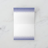 チアリーティング誕生日ネイビーブルーサンキューユー カード (内部)