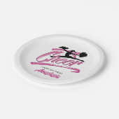 チアリーティング誕生日 ペーパープレート (アングル)