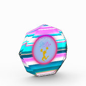 チアリーティング「飛ばすだけじゃない、飛び散る」ストライプ フォトブロック (左)