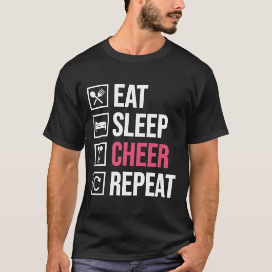 チアリーディングを楽しもう 笑 Tシャツ (正面)