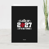 チアリーディング卒業名言 上級クラス 2027 カード (裏面)